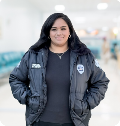 Hospital Security Guard Ensuring Safety